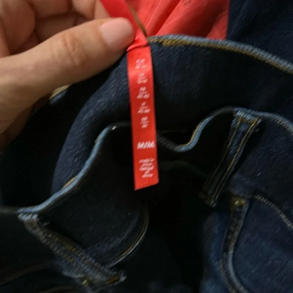 SPANX Blue Flare Wide Leg Jeans - Picture 4 of 8